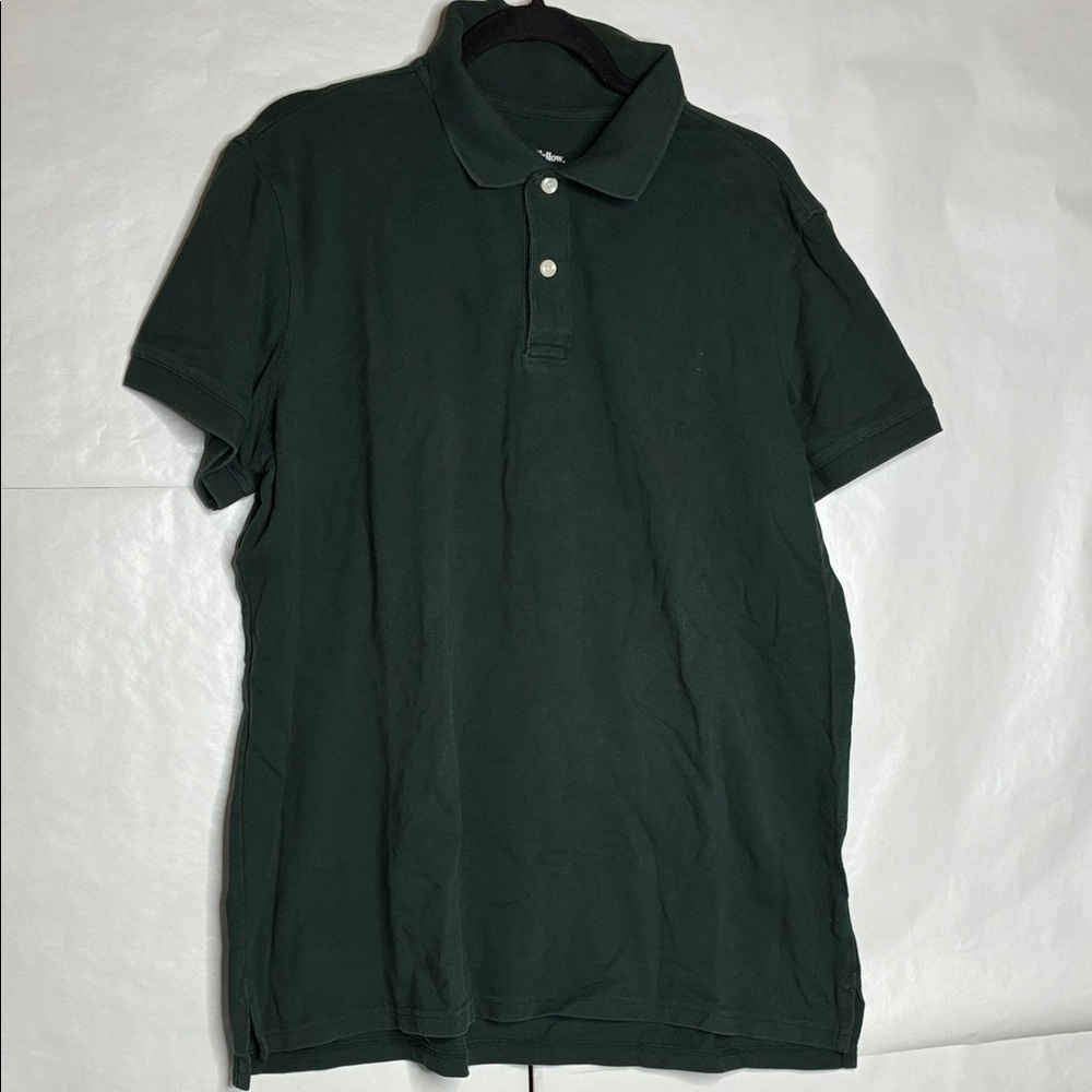 Classic Men's Dark Forest Green Polo Shirt